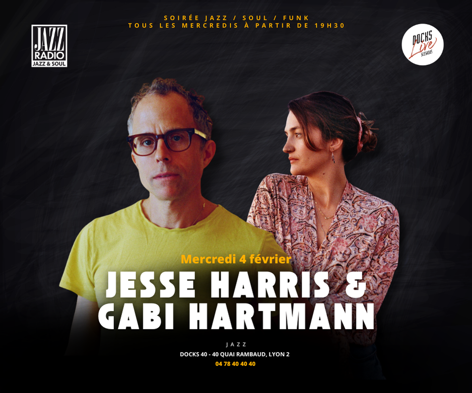 Jesse Harris & Gabi Hartmann au Docks 40
