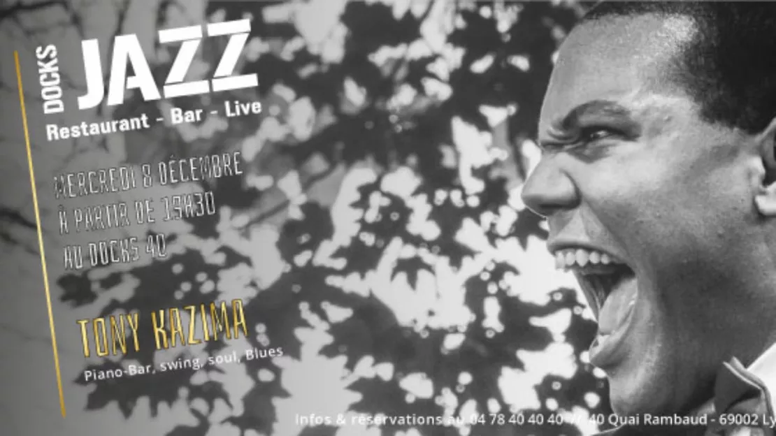 Tony Kazima en showcase au Docks 40 avec Jazz Radio
