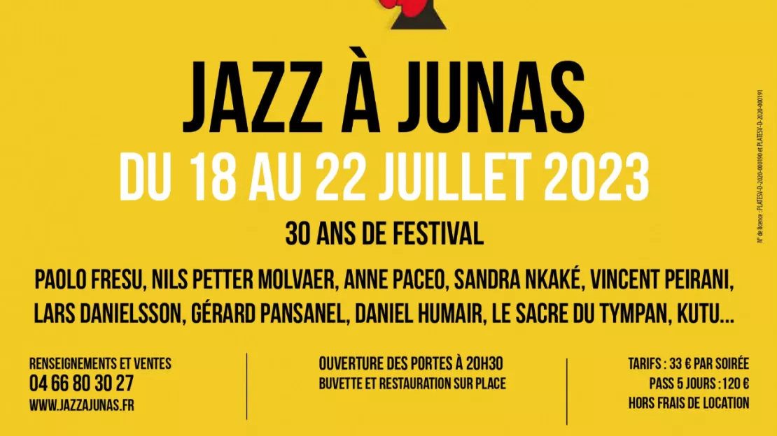 Le Festival Jazz à Junas revient pour une 30ème édition