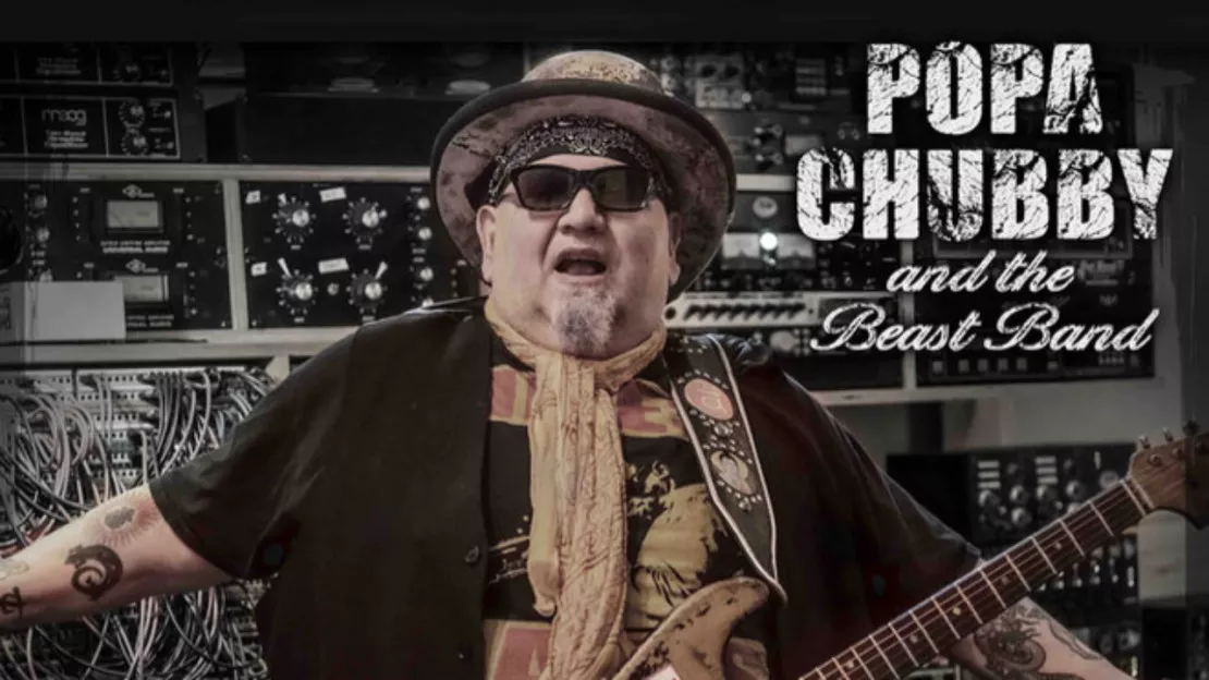 Popa Chubby and the Beast Band annoncent leur nouvel album "Live at G.Bluey's juke joint"