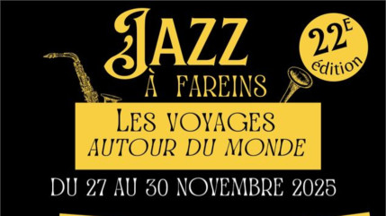 Jazz à Fareins : La 22e édition ouvre ses portes pour trois soirées inoubliables !