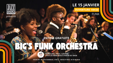 [SHOWCASE JAZZ RADIO] Big's Funk Orchestra enflamme la scène du Docks 40 !