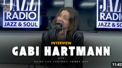 Gabi Hartmann est chez Jazz Radio