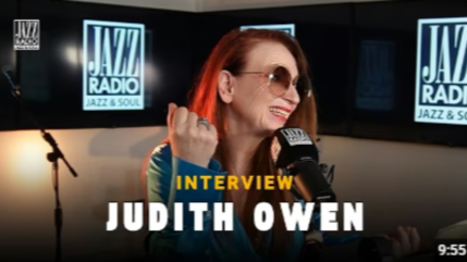 Judith Owen au micro de Jazz Radio
